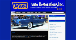Desktop Screenshot of lloydsautorestorations.com